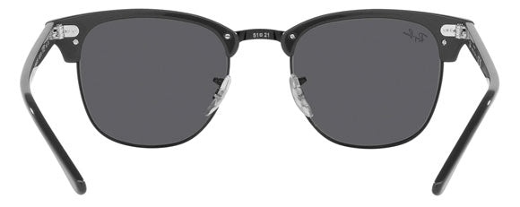 RB173 RAY-BAN CLUBMASTER RB3016 1367B1 55 GRAY ON BLACK  DARK GRAY