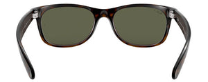 Z123 RAY-BAN NEW WAYFARER RB2132 902/58 55 TORTOISE / G-15 GREEN POLARIZED