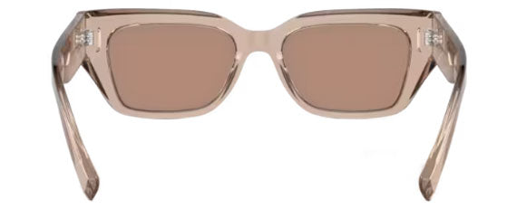 DG51 DOLCE & GABBANA DG4462 34325A 52 TRANSPARENT CAMEL / LIGHT BROWN MIRRORED FLASH GOLD
