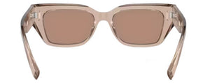 DG51 DOLCE & GABBANA DG4462 34325A 52 TRANSPARENT CAMEL / LIGHT BROWN MIRRORED FLASH GOLD