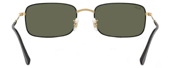 RB538 RAY-BAN RB3746 927158 59 BLACK ON ARISTA / G-15 GREEN POLARIZED