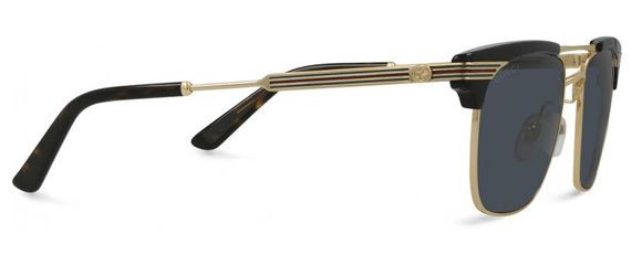 G24 GUCCI GG0287S 001 52 BLACK GOLD GREY – A Million Sunglasses
