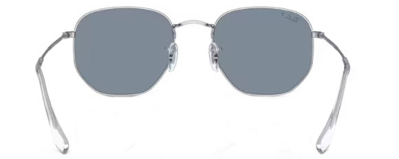 RB401 RAY-BAN HEXAGONAL RB3548N 003/02 54 SILVER / BLUE POLARIZED