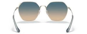 C12 COACH C7998 HC7132 900579 58 SHINY LIGHT GOLD / BLUE YELLOW GRADIENT