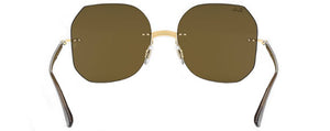 F222 RAY-BAN RB8067 157/73 57 POLISHED BROWN ON GOLD / BROWN