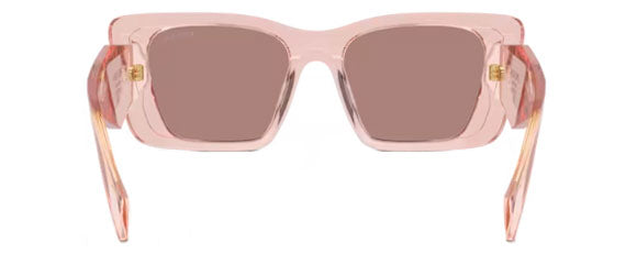 PR133 PRADA PR 08YS 19Q10D 51 TRANSPARENT PEACH / LIGHT BROWN