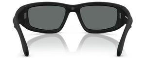 N72 ARNETTE ZYME AN4358 290081 58 RUBBER BLACK / DARK GREY POLARIZED