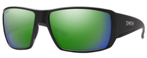 SM13 SMITH GUIDE'S CHOICE 20494700362UI MATTE BLACK  / CHROMA POP GREEN MIRRORED POLARIZED