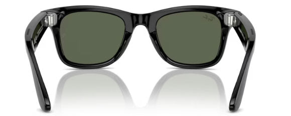 RB511 RAY-BAN META WAYFARER RW4006 601/71 50 SHINY BLACK / G-15 GREEN