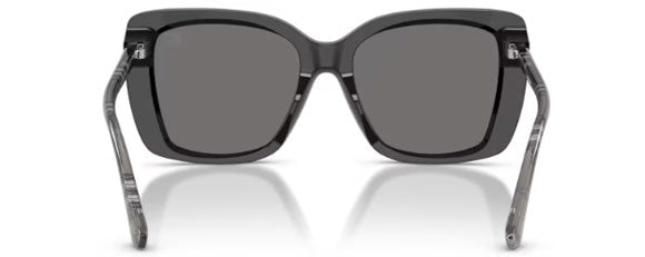 BB052 BURBERRY BE4456 416581 54 BLACK / DARK GREY POLARIZED