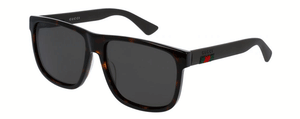G25 GUCCI GG0010S 003 58 HAVANA BROWN / GREY POLARIZED