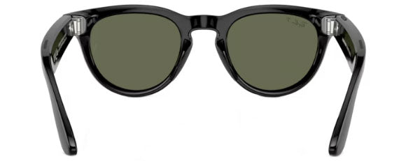RB349 RAY-BAN META WAYFARER RW4009 601/9A 50 SHINY BLACK / GREEN POLARIZED