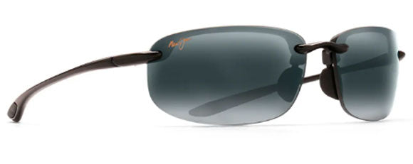 MJ123 MAUI JIM HO'OKIPA READER G807-0215 GLOSS BLACK / NEUTRAL GREY