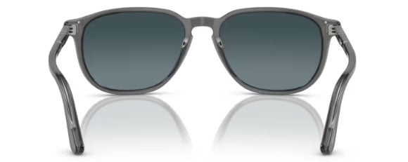 PO152 PERSOL PO3019S 1196S3 55 TRANSPARENT GREY  / LIGHT BLUE GRADIENT DARK BLUE POLARIZED