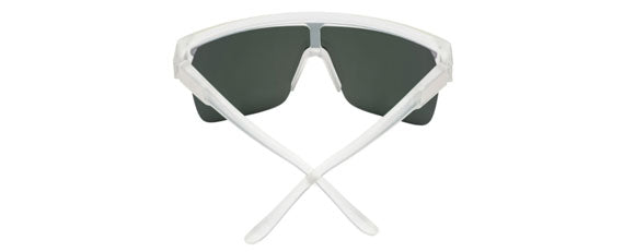 SY040 SPY FLYNN 5050 6700000000045 134 CRYSTAL MATTE  HD PLUS GRAY GREEN WITH RED SPECTRA MIRRORED