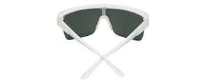 SY040 SPY FLYNN 5050 6700000000045 134 CRYSTAL MATTE  HD PLUS GRAY GREEN WITH RED SPECTRA MIRRORED
