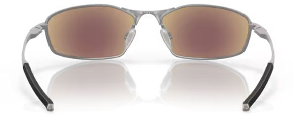 L128 OAKLEY WHISKER OO4141 414104 60 SATIN CHROME / PRIZM SAPPHIRE IRIDIUM POLARIZED