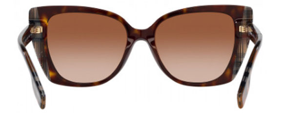 BB031 BURBERRY MERYL BE4393 405313 54 DARK HAVANA  / BROWN GRADIENT