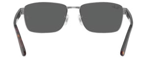 RB540 RAY-BAN RB3750 004/B1 62 GUNMETAL / DARK GREY