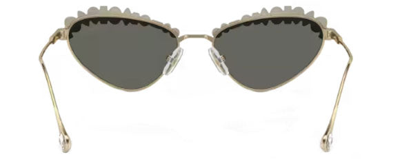 SW017 SWAROVSKI SK7009 40137P 55 PALE GOLD  / BROWN MIRRORED GOLD