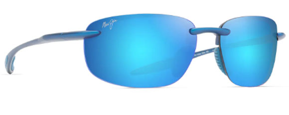 MJM199 MAUI JIM HOOKIPA ULTRA B676-03 METAL MATTE BLUE / BLUE HAWAII