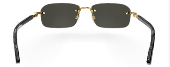 G183 GUCCI GG1221S-001 56 GOLD - BLACK - GREY