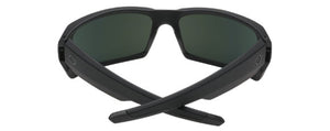 SY075 SPY GENERAL 6700000000090 SOFT MATTE BLACK / HAPPY DARK GRAY GREEN WITH DARK BLUE SPECTRA MIRRORED POLARIZED