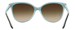 T143 TIFFANY TF4089B 81343B 58 HAVANA ON TIFFANY BLUE / BROWN GRADIENT