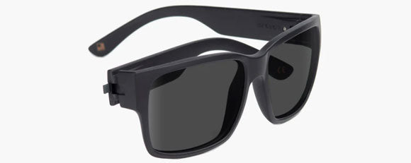 MS016 MADSON CLASSICO 15-0202 59 BLACK MATTE / GREY POLARIZED
