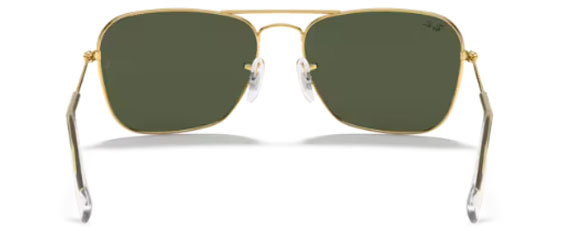 B74 RAY-BAN CARAVAN RB3136 001 58 ARISTA / G-15 GREEN