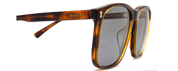 G214 GUCCI GG1041S-002 57 HAVANA  / GREY