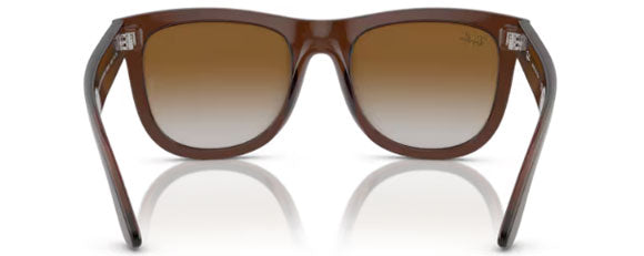 RB657 RAY-BAN WAYFARER REVERSE RBR0502S 6709CB 53 TRANSPARENT BROWN / BROWN