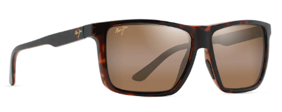 MJM091 MAUI JIM MAMALU BAY H610-04 59.5 GLOSS CHERRY TORTOISE  / HCL BRONZE