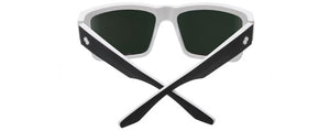 SY010 SPY CYRUS 673180209365 58 WHITEWALL  HAPPY GRAY GREEN WITH RED SPECTRA MIRRORED