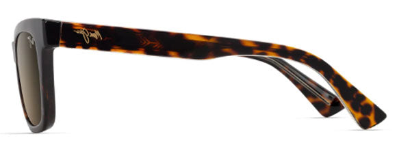 MJM189 MAUI JIM HIWAHIWA HS689-10 SHINY HAVANA WITH TRANSLUCENT LIGHT YELLOW / HCL BRONZE