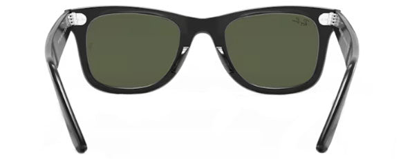 E55 RAY-BAN OLYMPIAN RB2140F 901 52 BLACK / G-15 GREEN