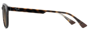 MJM107 MAUI JIM HIEHIE HS636-10 SHINY DARK HAVANA WITH TRANS YELLOW / HCL BRONZE