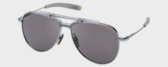 DL17 DITA DLS401-60-03 52 CRYSTAL GREY BLACK PALLADIUM / SEA  LENS GREY POLARIZED