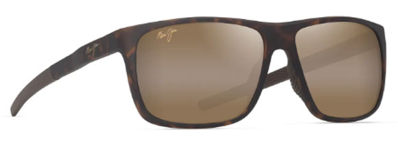 MJM214 MAUI JIM LEHOPULU H598-10 MATTE DARK HAVANA / HCL BRONZE