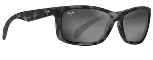 MJ373 MAUI JIM PUHI 785-11TM MATTE GREY TORTOISE RUBBER  NEUTRAL GREY POLARIZED