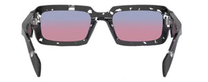 PR140 PRADA PR 27ZS 15O60E 54 BLACK CRYSTAL TORTOISE / CLEAR BLUE GRADIENT MAGENTA