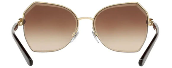 G29 BVLGARI BV6102B 278/13 59 PALE GOLD / BROWN GRADIENT