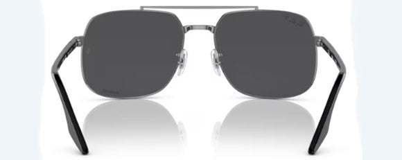 RB649 RAY-BAN RB3699 004/K8 56 GUNMETAL / DARK GREY POLARIZED