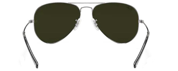 Z17 RAY-BAN AVIATOR LARGE METAL RB3025 W3277 58 SILVER  GRAY MIRRORED