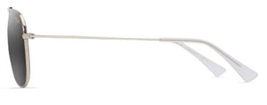 MJM178 MAUI JIM HAU'OLI 665-16A SHINY LIGHT GOLD WITH CRYSTAL / NEUTRAL GREY