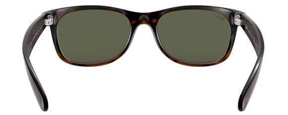 A66 RAY-BAN NEW WAYFARER RB2132 902/58 52 TORTOISE / G-15 GREEN POLARIZED