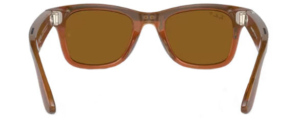 RB340 RAY-BAN META WAYFARER RW4006 670683 50 SHINY CARAMEL / BROWN