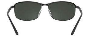 F243 RAY-BAN RB3671CH 186/K8 60 BLACK / DARK GREY POLARIZED