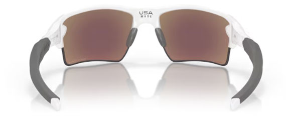 OK305 OAKLEY FLAK 2.0 XL OO9188 918894 59 POLISHED WHITE / PRIZM SAPPHIRE