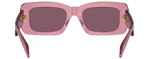 VE177 VERSACE VE4444U 5355AK 54 TRANSPARENT PINK  VIOLET INTERNAL MIRRORED SILVER